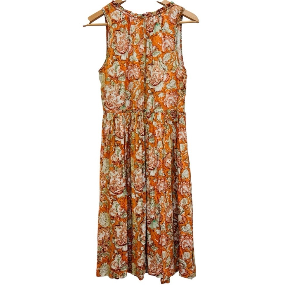 Peruvian Connection Matanzas Tank Dress Floral Flowy Bohemian Summer Size 8 - Picture 9 of 15